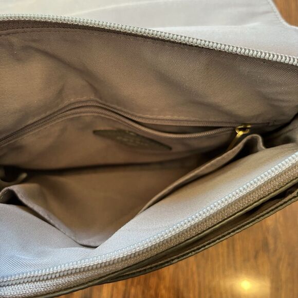 FOSSIL Kinley Leather Crossbody Gray - Picture 9 of 12